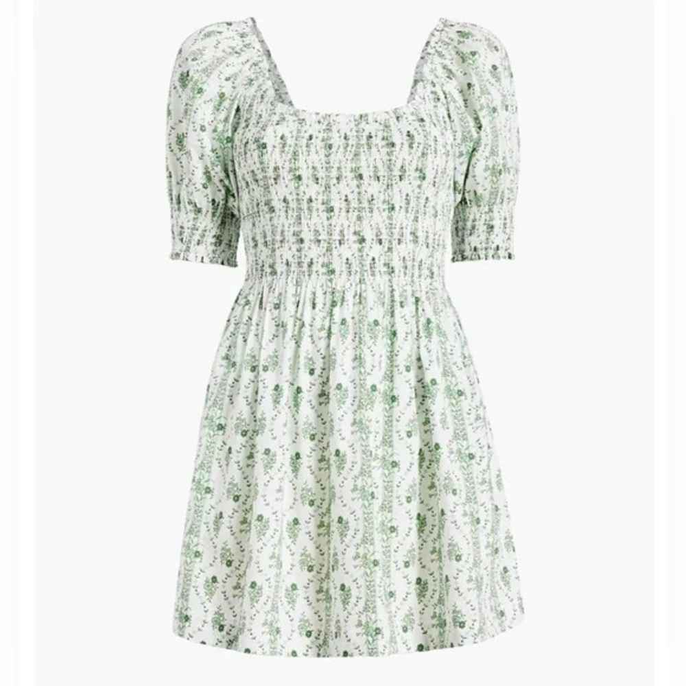 Hill House Naia Green Vine Nap Dress Size Small
